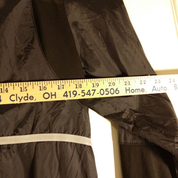 Fabletics Ziva jacket womens M Medium black nylon 1/4 zip mock neck long sleeve - Picture 3 of 8